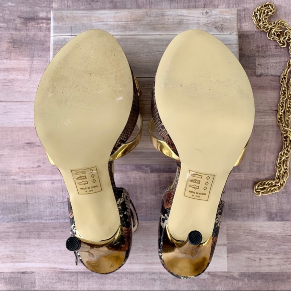 SHOEDAZZLE Jocasta Python Print Platform H… - Picture 5 of 16